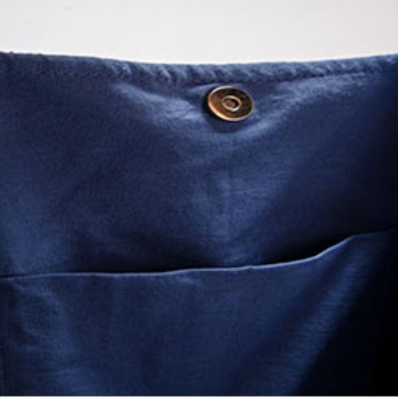 FREE PEOPLE Mega Cord Tote / Denim Blues - Picture 6 of 6